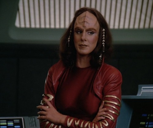 star trek tng half klingon woman