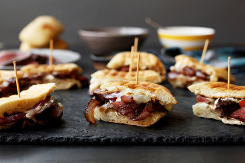 boozybakerr:  Steak and White Cheddar Panini porn pictures