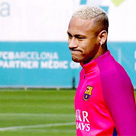 terstegxn: Neymar during today’s training session.