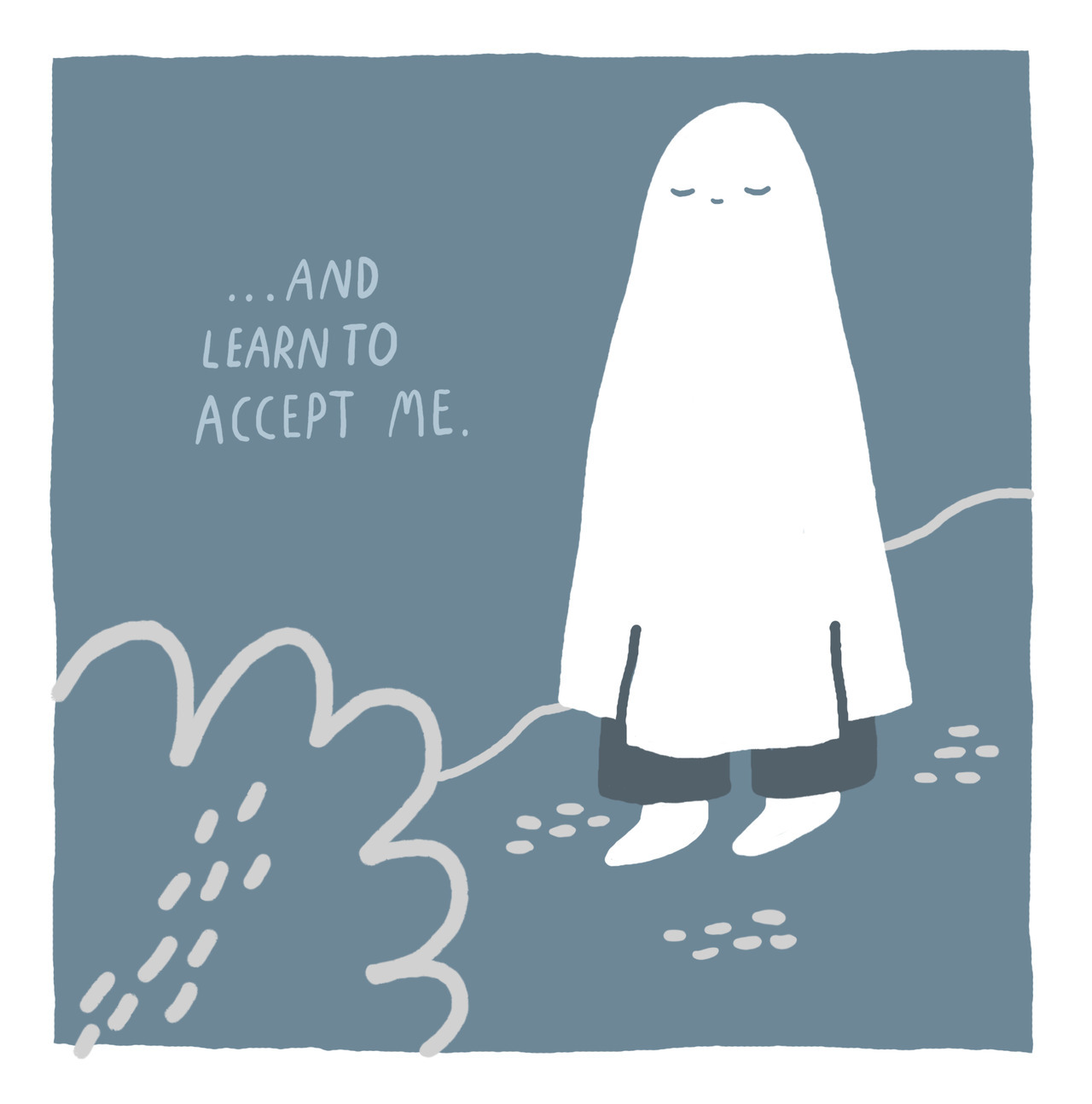 thesadghostclub:  It’s difficult to learn how to accept yourself, sometimes it
