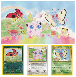 theladysilvermoon:  Pokemon TCG Southern Island Collection part 1, illustrated by Naoyo Kimura and Keiko Fukuyama. 