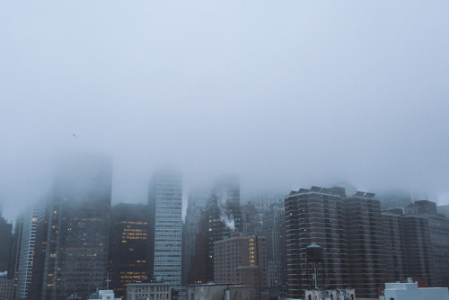 gabrielrobertflores:a foggy morning downtown