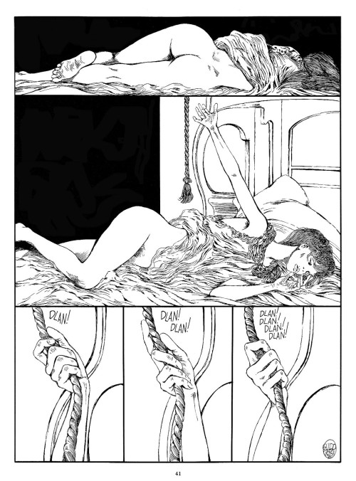 earsplittingtrumpet:Guido Crepax, Venus in Furs