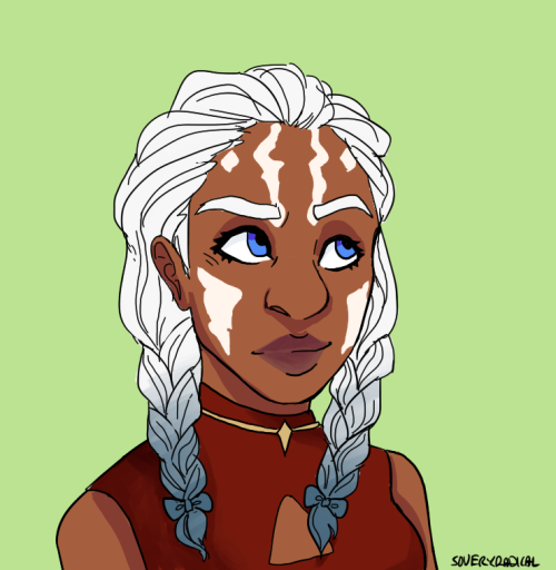 soveryradical: I was thinking about this post and human ahsoka, so this happened.I couldn’t de