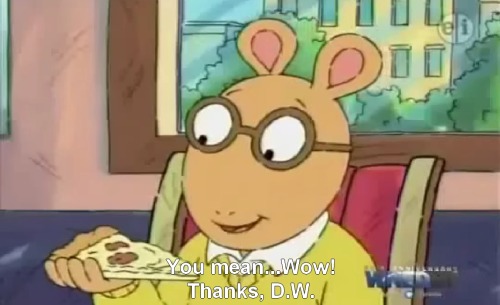 bionicbunny:  Sorry, Arthur. 