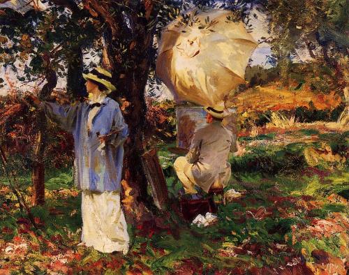 The Sketchers, John Singer Sargent 1914ImpressionismPencil, watercolor ,paperVirginia Museum of Fine