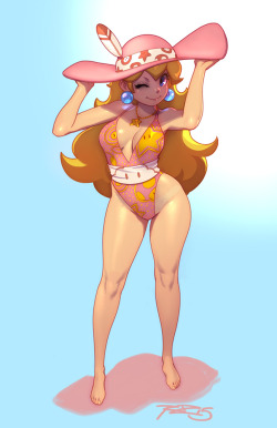 hizzacked:  robscorner:Sunny Peach~  oh peach &lt;3