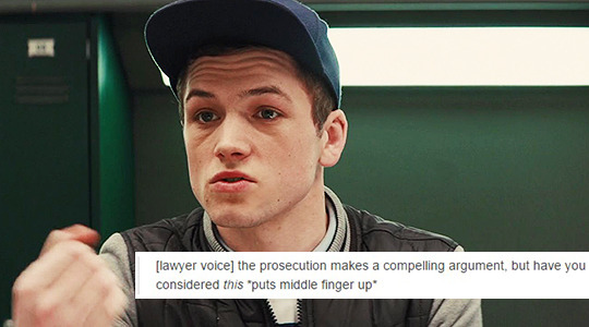 sophcooks:  Kingsman + text posts [3/?]