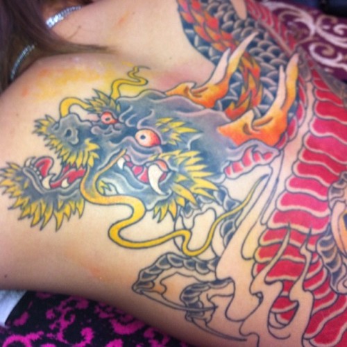 #tebori (Southbay Tattoo Japan/古典水墨肌絵刺 尼崎彫寿一門)