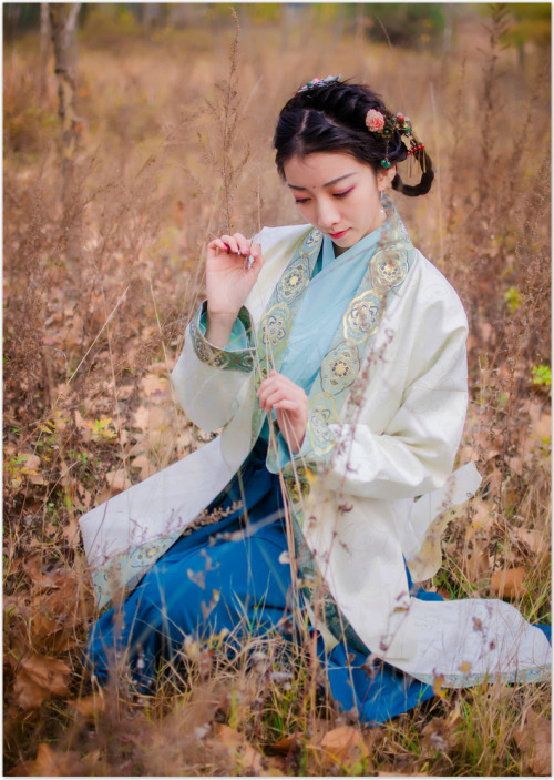 Hanfu in Song dynasty style by 雯子.