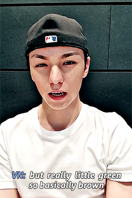 BREAKING NEWS: SEVENTEEN'S VERNON CONFIRMS HE'S A NATURAL GREENETTE (trans Cr.)