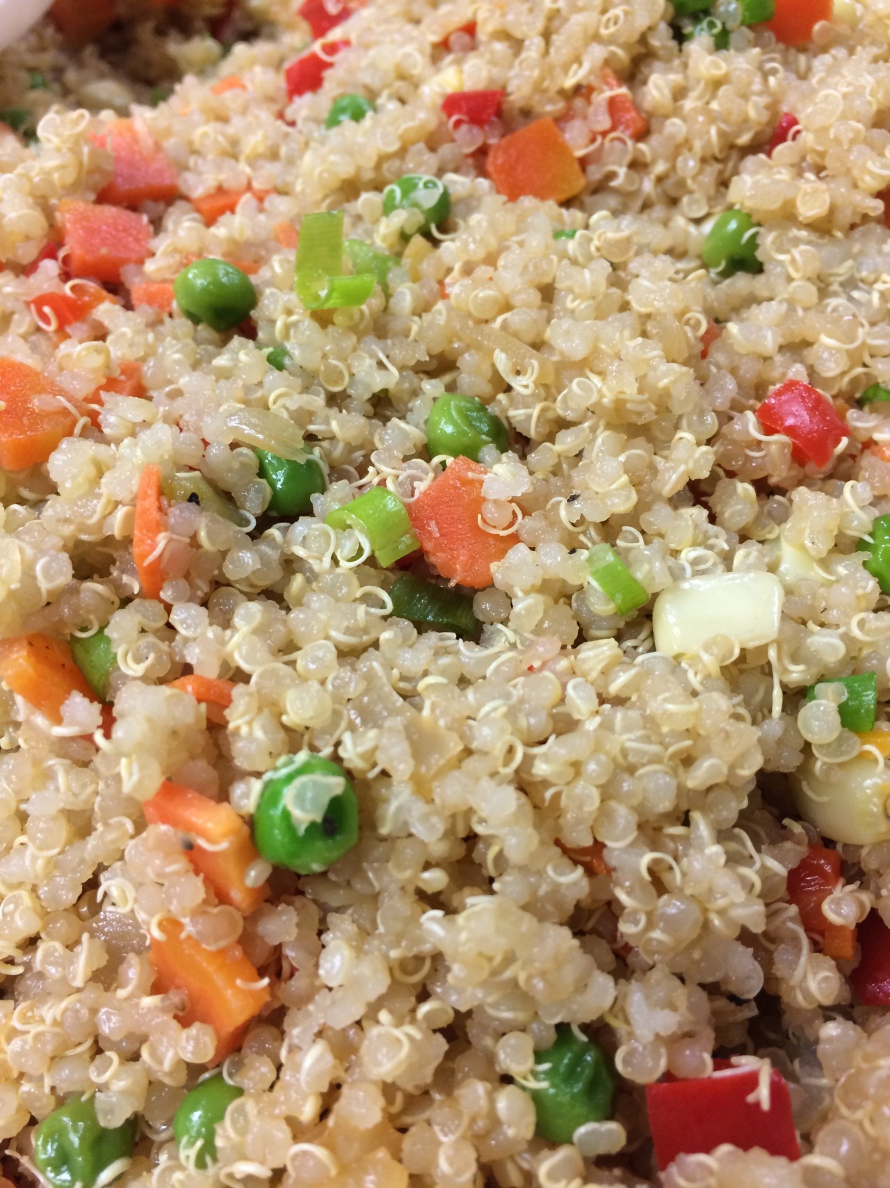 Chef Aliza's Kitchen...Literally. — Quinoa Fried Rice Serves 8 4 cups