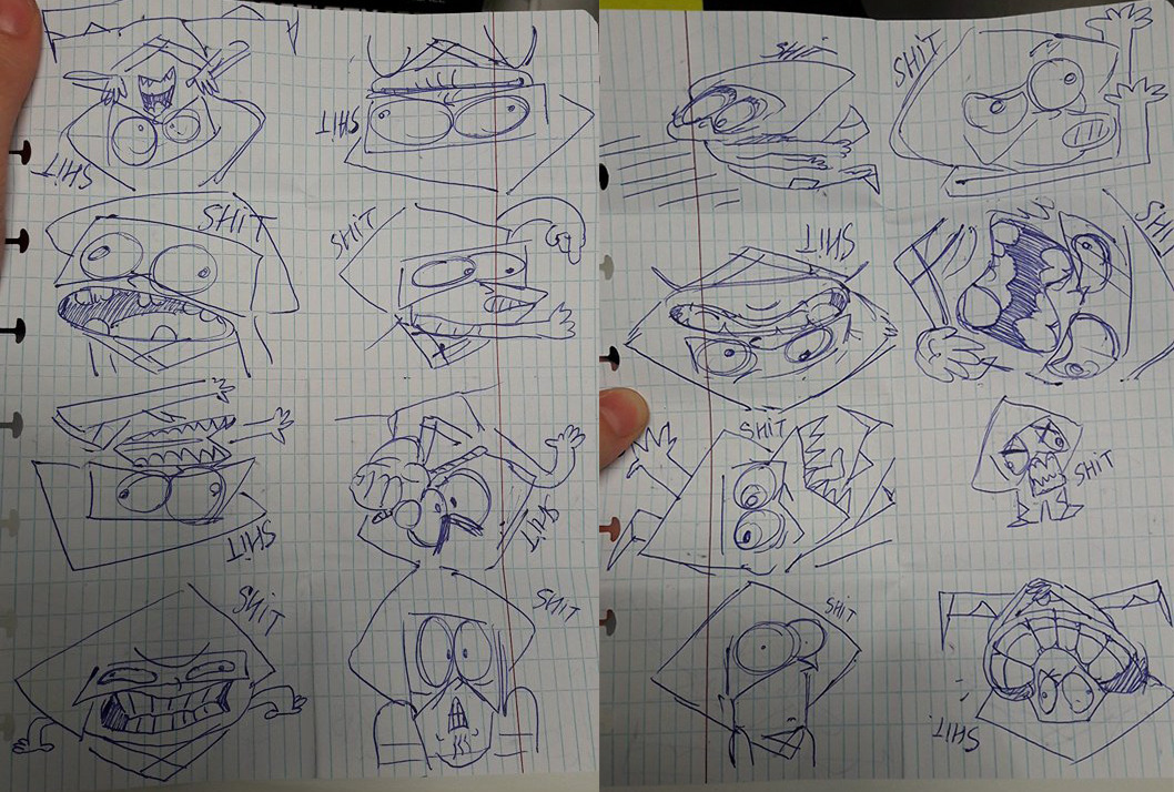 caravel-artblog:  To end the year, some shitposts and doodles I never showed. I wish