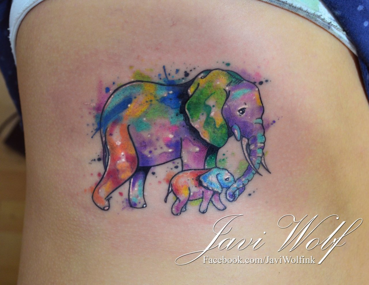10 Elephant Tattoos You Wont Forget  Tattoocom  Cute elephant tattoo  Colorful elephant tattoo Elephant tattoo design