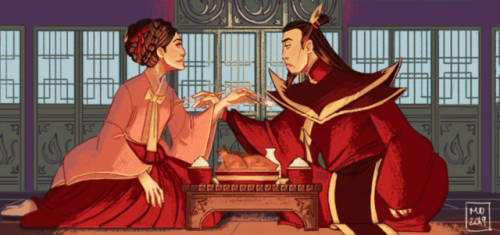 firelxrdsdaughter: Royal Family Week Day 2: CeremonyUrsa and Ozai’s wedding ceremony. Real talk, I d