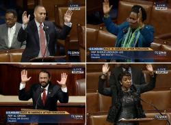 realityexistsinmymind:  nydailynews:  The “Hands Up, Don’t Shoot” gesture has reached the House floor.   if you haven’t realized it yet, this is not a small movement 