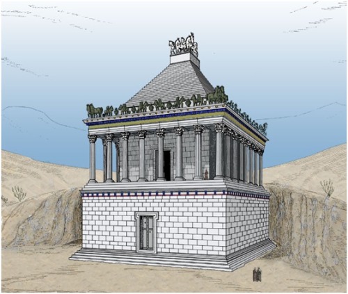 classicalmonuments: Tomb of King Antiochus II Theos (Belevi Mausoleum) Belevi, on the road between E