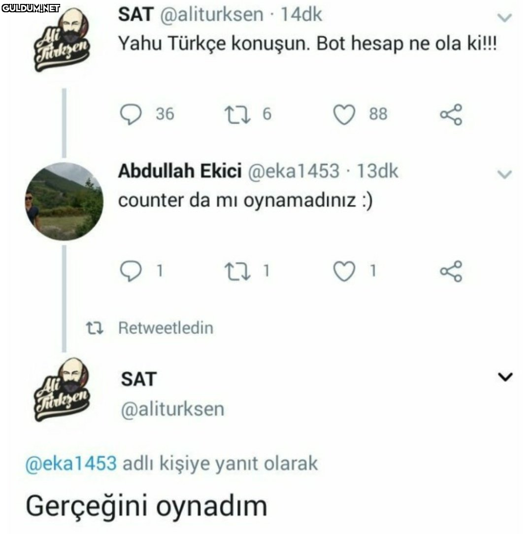 Adam sat komandosu çıktı...