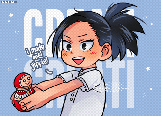 aizawashoutta:  YAOYOROZU MOMO | HEROINE: CREATI | o(〃＾▽＾〃)o  ↳ Happy