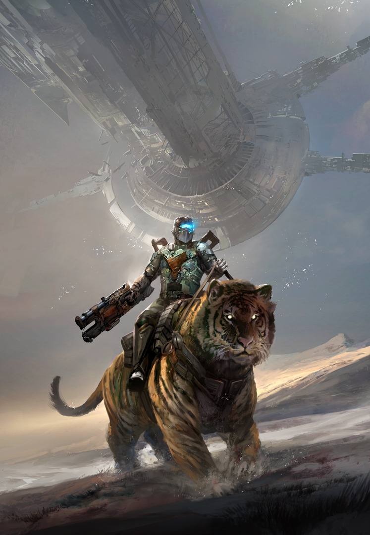 Fan art of the day: Isaac from Dead Space Riding a Siberian Tiger
by Kekai Kotaki