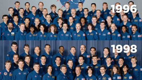 npr:skunkbear:Check out our new video to see every NASA astronaut class. Some patterns emerge.Hopefu