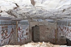 diasporicroots:  yearningforunity:  3rdeyera:Ancient Egyptian Tombs With Eye-Popping Murals Discovered In Egypt  Archaeologists in Egypt say they’ve discovered not one, but two beautifully decorated ancient tombs near the historic city of Luxor.The