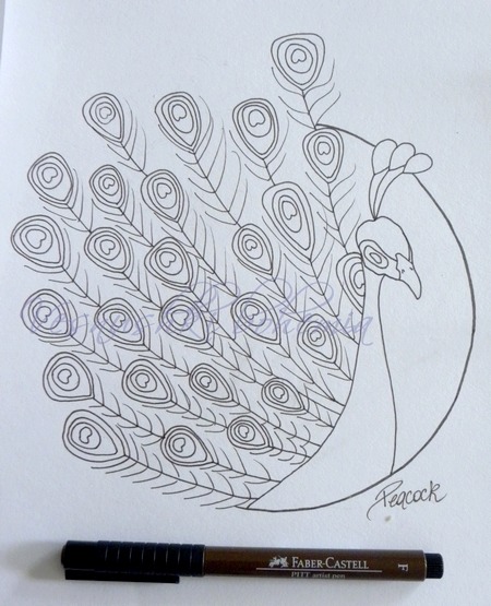 My artwork . Peacock what do u think about?