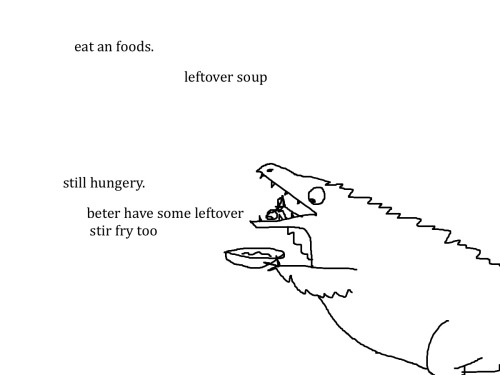 shittydinosaurdrawings:In Which I Endeavour to Feel Less Gross and do a Commendable Job of it.