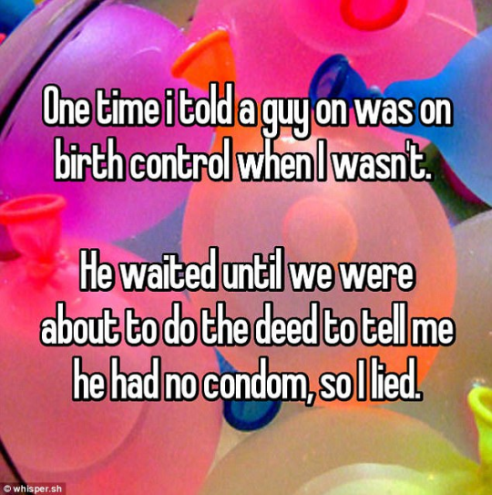 People reveal why they lied about using contraceptives porn pictures
