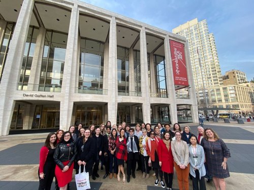 The New York Philharmonic Celebrates International Women’s Day! Staff members from the New Yor