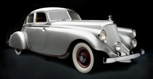 Phillip O. Wright, Pierce-Arrow Silver Arrow Sedan, 1933. Buffalo, NY. This is one of three survivor