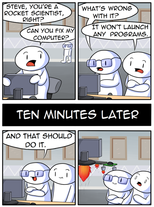 theodd1sout:  Actually it is rocket science. Full image Facebook Twitter    
