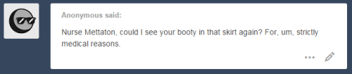 mettatonmoments:  Oh! You’re right~! I’ve dropped your injection, clumsy me. Now, Darling, this won’t hurt a bit… for me. 