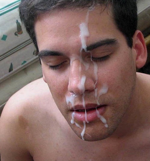 Porn photo humplex:  Guys who love sperm facials. :)