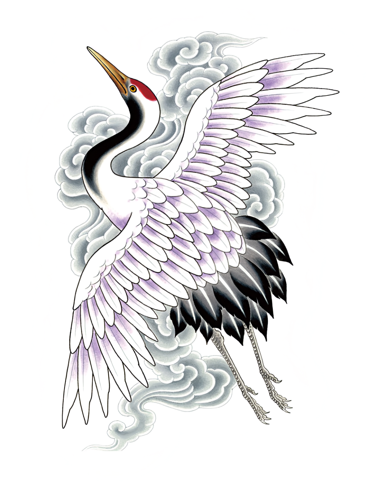 Neo traditional crane