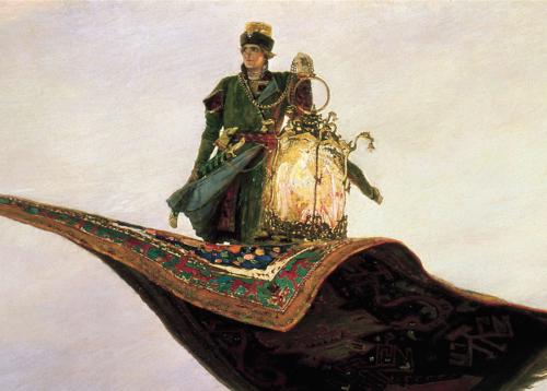 noise-vs-signal: “Riding a Flying Carpet” by Viktor Vasnetsov (1880), an illustration fr