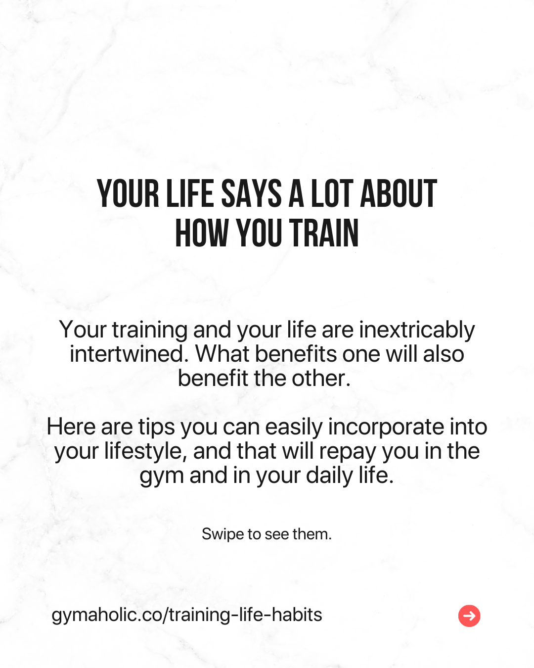 The 3 habits you need to improve you training and your life