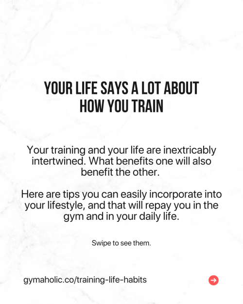 The 3 habits you need to improve you training and your lifeWe can’t deny that some aspects of 