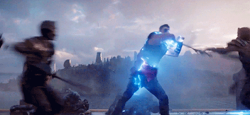 saltybatman:mcu meme » 3/6 superpowers/weapons/abilities ↳ Thor’s Lightning Powers