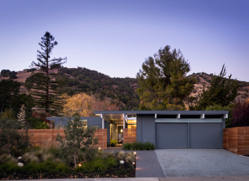 The Shoup home in San Rafeal, California. Built by Joseph Eichler and remodeled by Stephen Shoup him