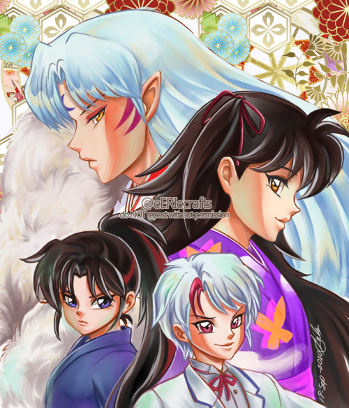 eeriecrafts:  Sesshomaru’s Family|| HnYI