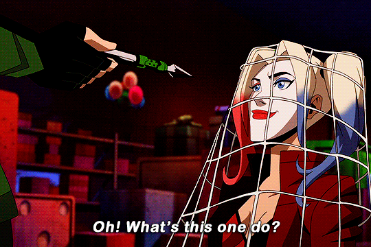 jokerous:Harley Quinn and Green Arrow in INJUSTICE (2021) #injustice 2021#harley quinn#green arrow
