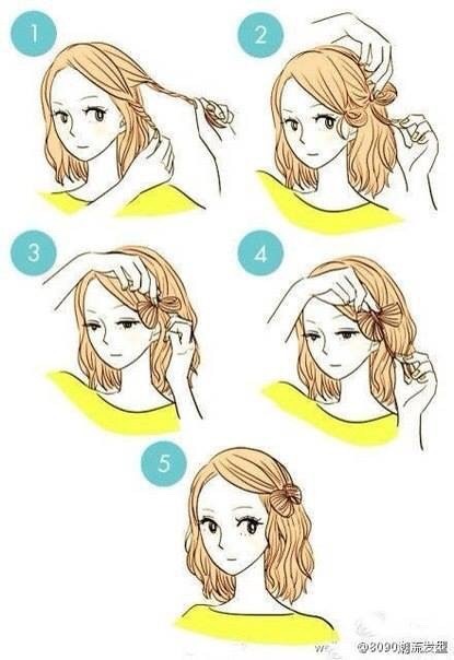 madeleineleine:  Simple hairstyles