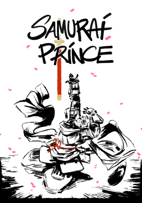 A couple of drawings I did recently- A “Samurai Prince” concept cover, revisited Kairo outfit ideas,