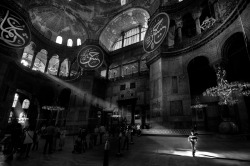 Gloomy history (Hagia Sophia Museum, Istanbul,