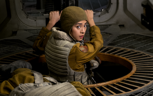 paigetico: Veronica Ngo as Resistance gunner Paige Tico in Star Wars: The Last Jedi.