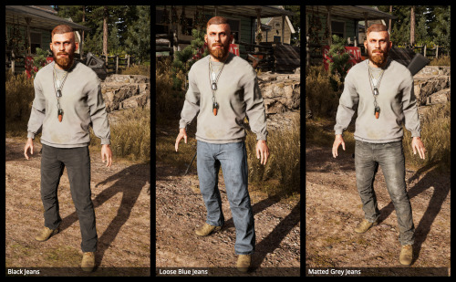 An extra update to the Seeds New Wardrobe Mod. I’ve given Jacob 3 new jeans. All shown with hi