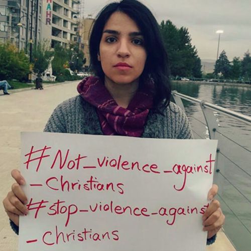 This is Fatimah. She’s from Iran. She converted to Christianity as a teenager, and since has m