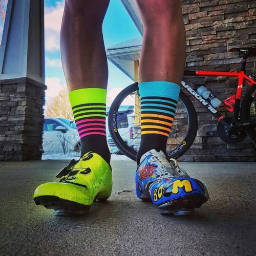 blog-pedalnorth-com:@Regrann from @alexcormier97 - When you don’t know which pair of socks to put on