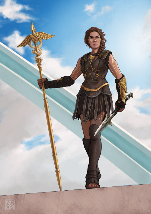 Dikastes Kassandra is ready to rule AtlantisThis illustration was especially made for the Assassin’s